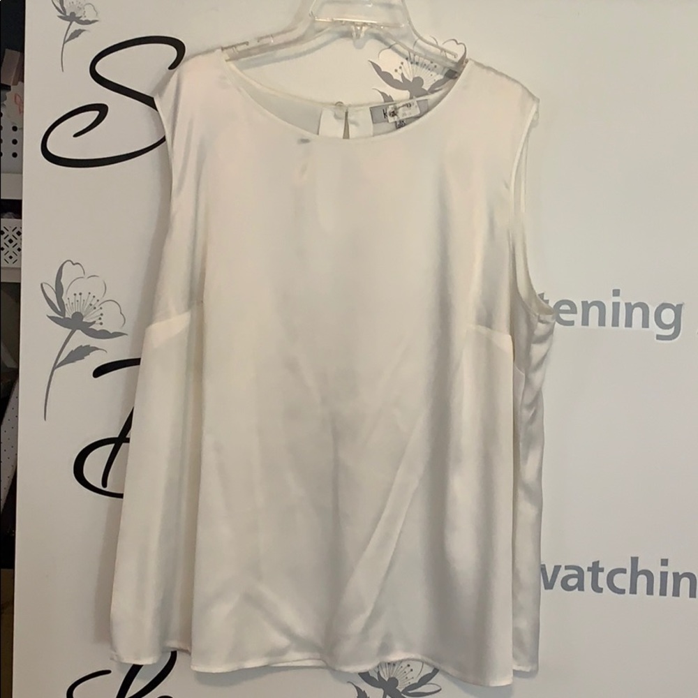 Silk white blouse